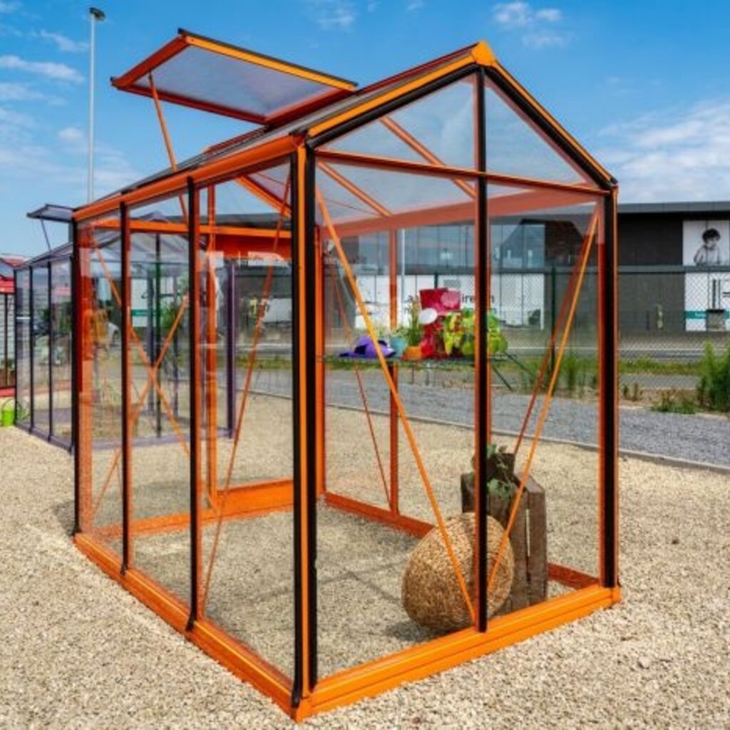 ACD tuinkassen ACD TUINKAS PICCOLO (P03) - ALUMINIUM 159X224 CM (BXL) 179/221 CM (H)