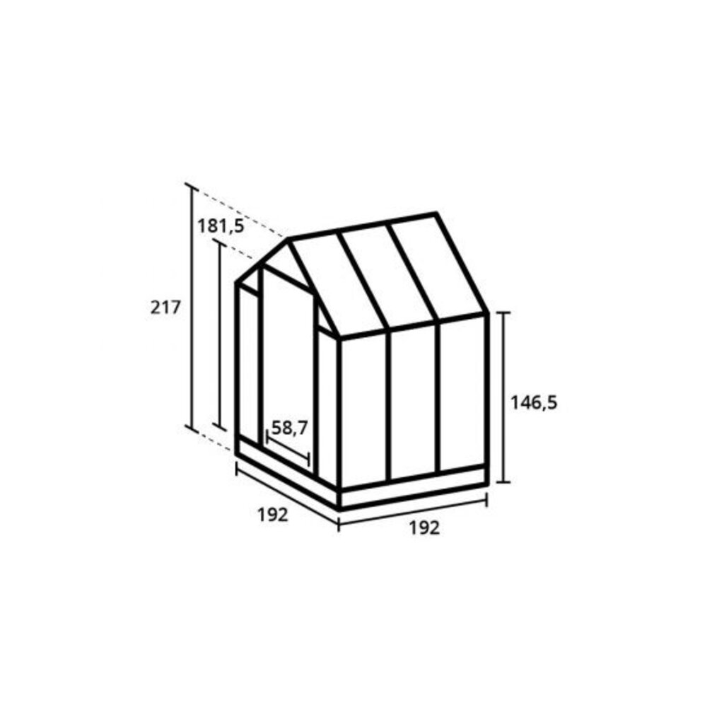 Royal Well Tuinkas Kate I 192X192 CM (BXL) 146,5/215 CM (H)