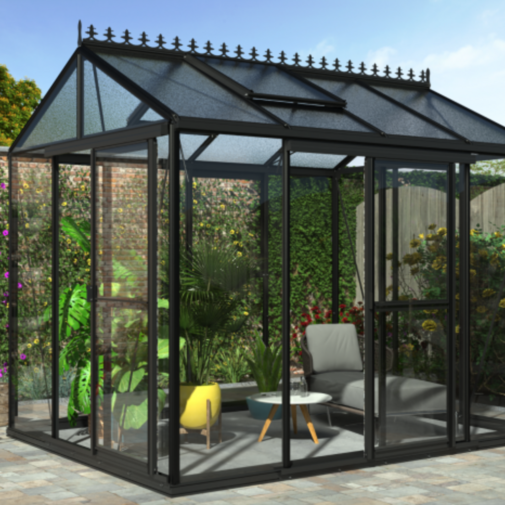 Filclair Victoria full option zwart - 225x300 cm (bxl) 200/262 cm (h)