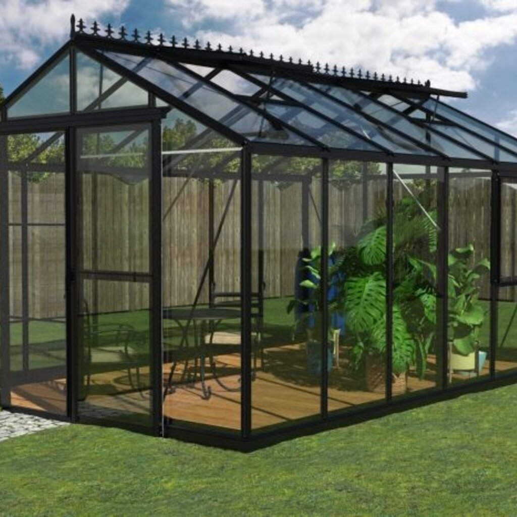 Filclair Flexi (zwart alu) - 300x450 cm (bxl) 200/275 cm (h)