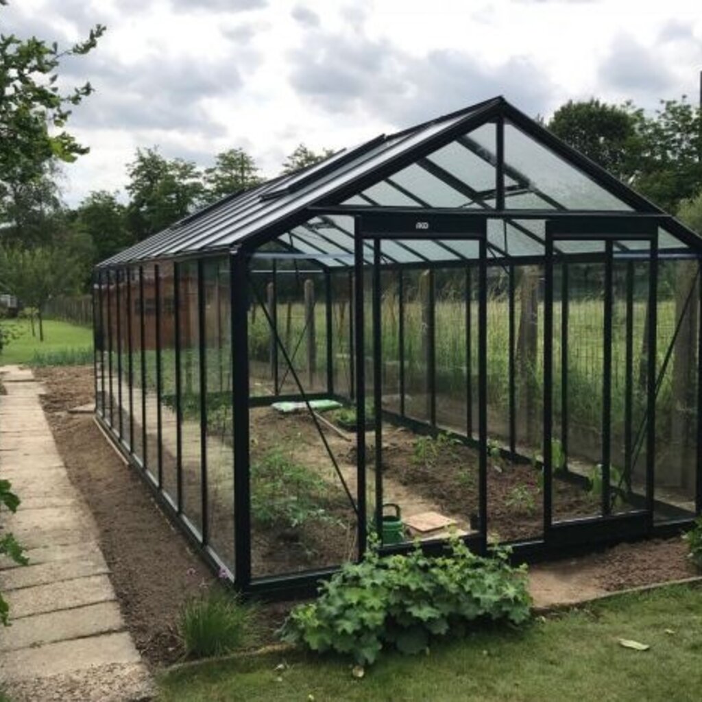 ACD tuinkassen R308 XH Blackline - 306 x 593 cm  199/279 cm (h)
