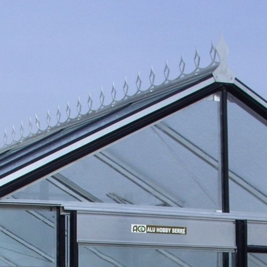 ACD tuinkassen ACD Tuinkas R308H Blackline - Aluminium 306x593 cm (bxl) 179/259 cm (h)