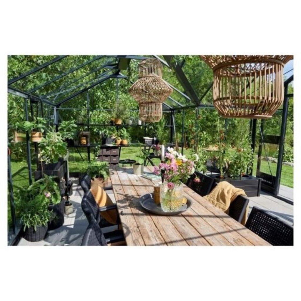 Royal Well Orangery 21,5 antracietgrijs - 583 x439 (lengtexdiepte) 175/267 cm (h)