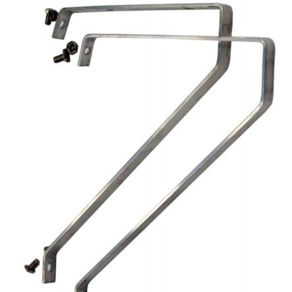 Set van 2 aluminium plankendragers