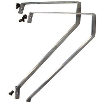 Set van 2 aluminium plankendragers