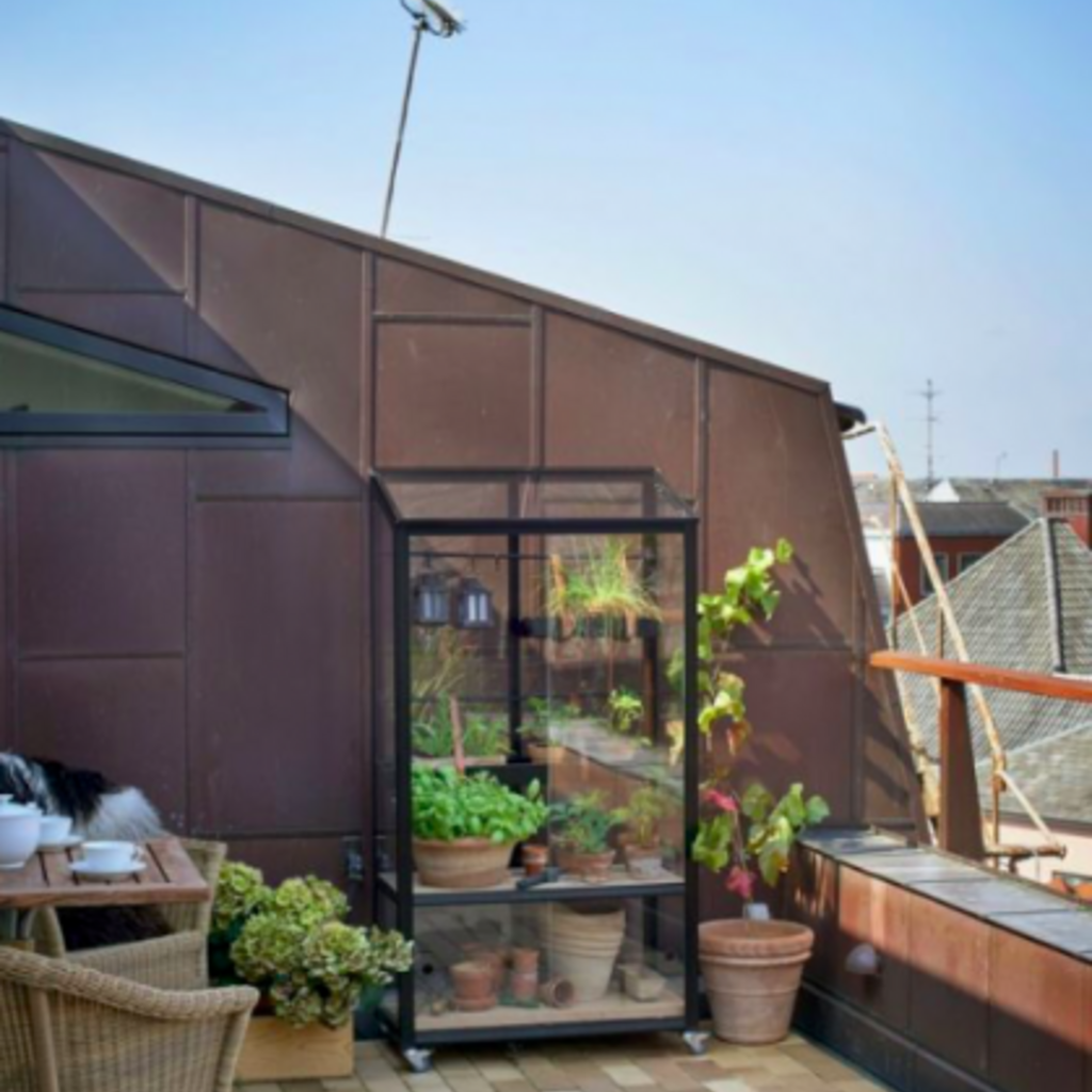 Royal Well City Garden, zwart - 80x40 cm (bxl) 158 cm (h)