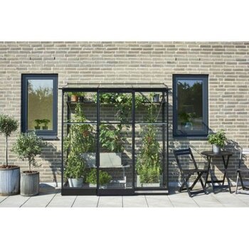 Royal Well Muurkas Halls Lean-to 26 zwart-