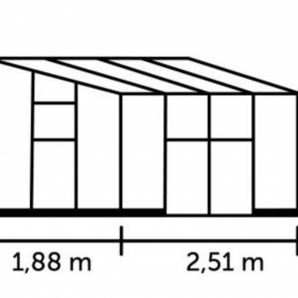 Royal Well Muurkas Qube LT 68- 251x188 cm (bxd) 189/230 (h)