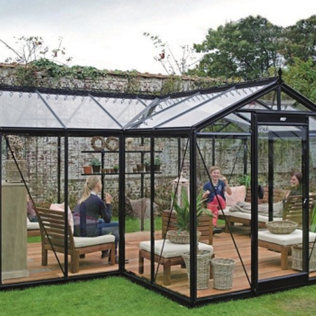 ACD tuinkassen Tuinkamer ACD Hélène Prestige - 377x445 cm (bxl) 179/259 cm (h)