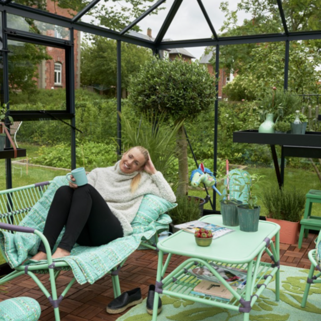 Juliana Prieel Oase 8,8 antracietgrijs gecoat 296X296 CM (BXL) 195/286 CM (H)