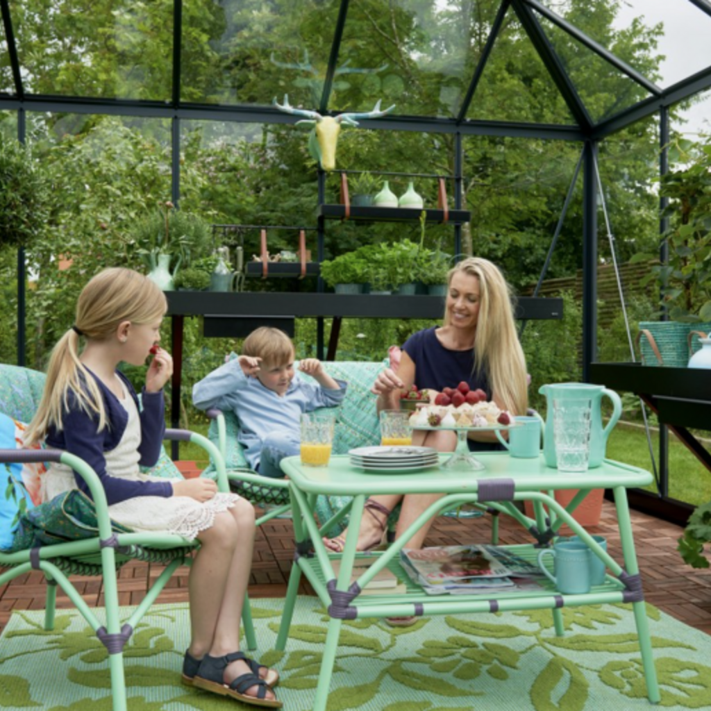 Juliana Prieel Oase 8,8 antracietgrijs gecoat 296X296 CM (BXL) 195/286 CM (H)