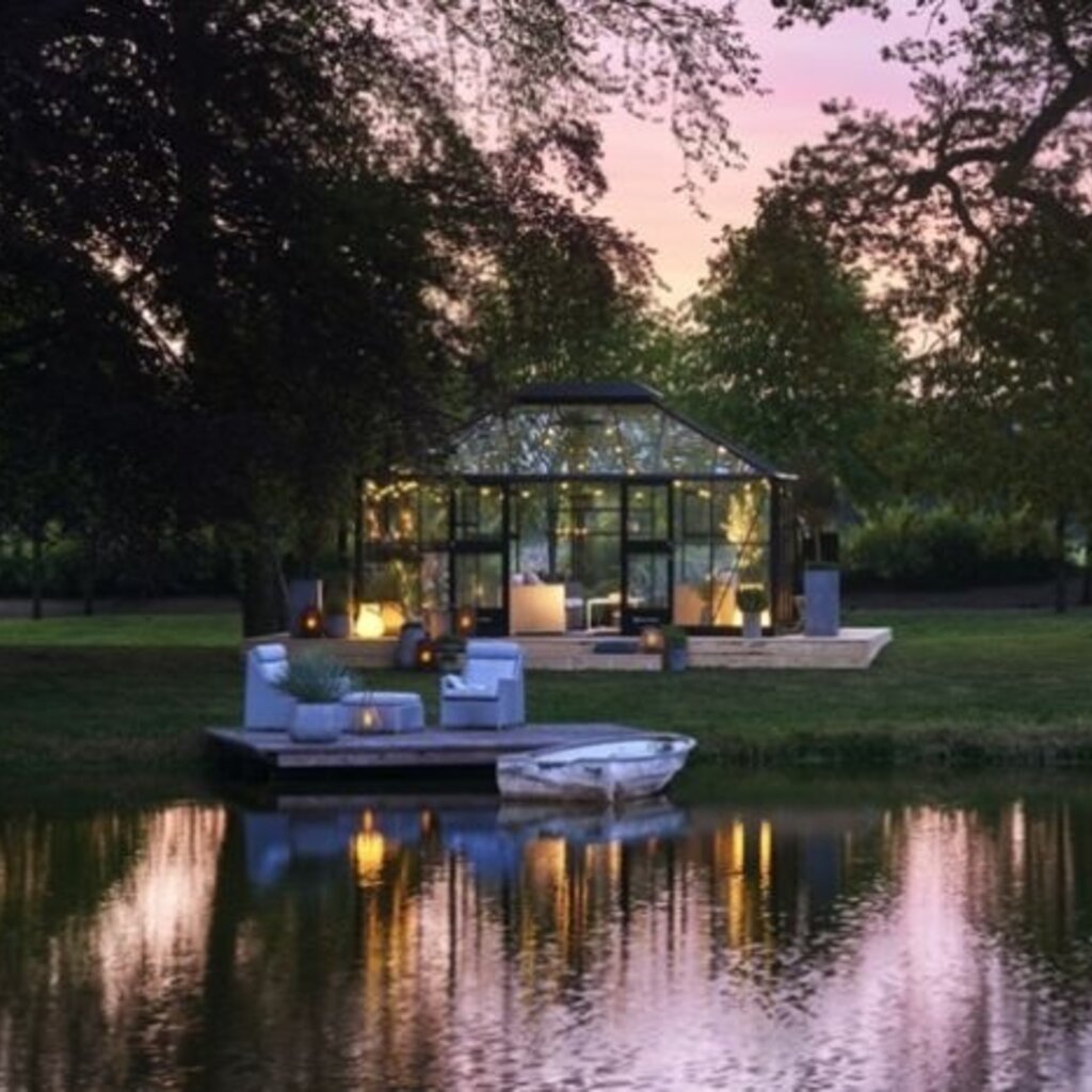 Juliana Prieel Grand Oase 18,8 antracietgrijs gecoat, 368X511 CM (BXL) 195/306 CM (H)