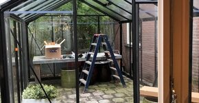 Patio- tuin te Amsterdam