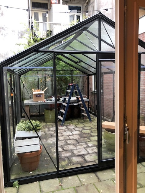 Patio- tuin te Amsterdam