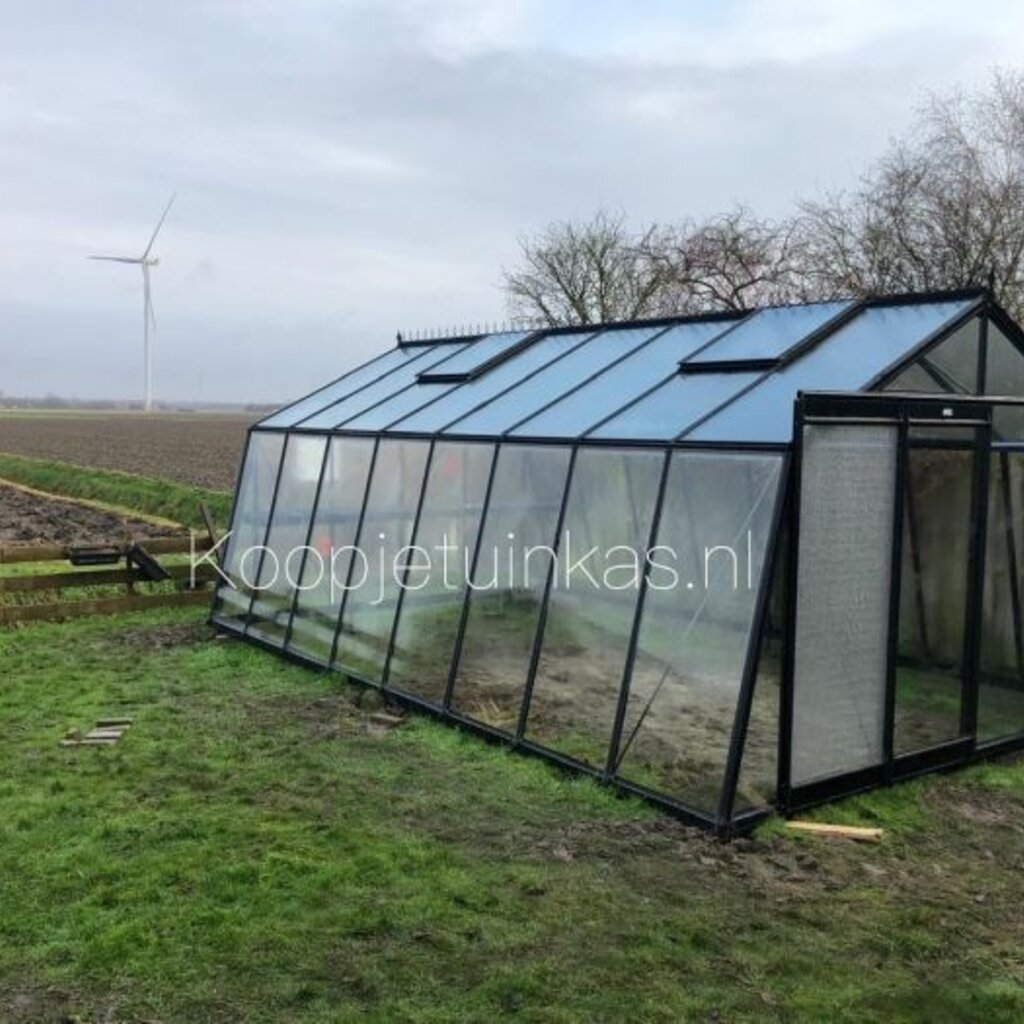 ACD tuinkassen ACD Tuinkas S208H Blackline - Retro (Zwart) - 380X593 cm (BXL) 172/253 cm (H)