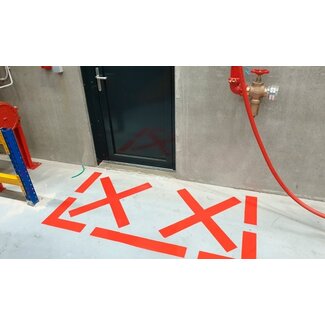 Markering kruis aanduiding