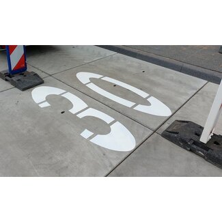 Traffictotaal Markering snelheidsaanduiding aanduiding