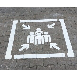 Markering BHV verzamelplaats aanduiding