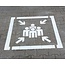 Markering BHV verzamelplaats aanduiding