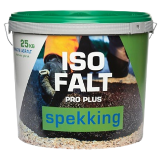 Spekking IsoFalt Pro Plus asfalt 25kg. 0/8 reparatie laagdikte tot 80mm