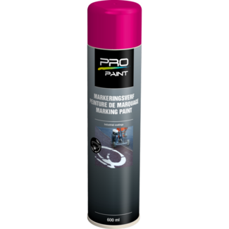 Pro-Paint Markeringsverf spuitbus 600 ml - Roze -  Doos 12 stuks