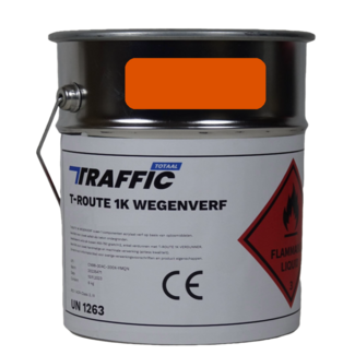 Wegenverf Traffictotaal Blik 6 KG Oranje RAL2009