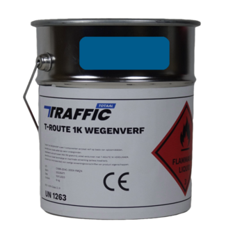 Wegenverf Traffictotaal Blik 6 KG Blauw RAL5017
