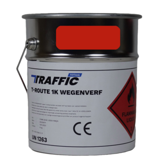 Wegenverf Traffictotaal Blik 6 KG Rood RAL3020