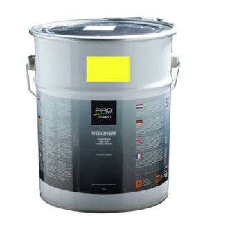 Pro-Paint Wegenverf Geel Blik 7 KG
