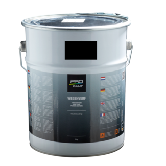Pro-Paint Wegenverf Zwart Blik 7 KG