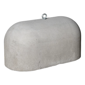 Jumboblokken grijs met RVS schroefhuls M16