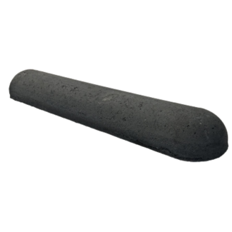 Traffictotaal Varkensrug beton 1 kant rond en 1 kant recht antraciet