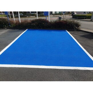 Markering parkeerplaats belijning (volledig geverfd )