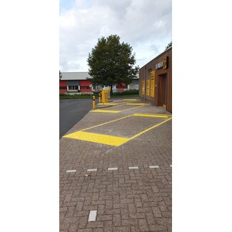 Markering parkeerplaats Pick up Point