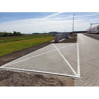 Traffictotaal Markering niet parkeren aanduiding (Alleen groot kruis)