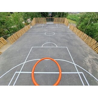 Wegmarkering en belijning (Basketbalveld en Voetbalveld) samengevoegd
