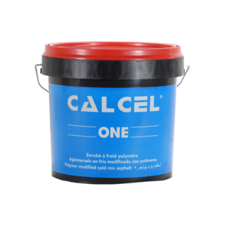 Calcel one Koudasfalt calcel one rood emmer 25 kg