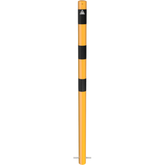 Beschermpaal Ø60mm geel/zwart 90cm