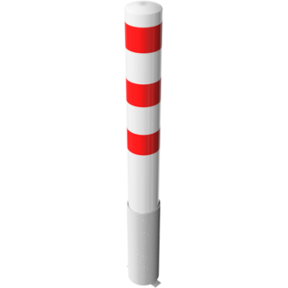 Rampaal rood-wit Ø 152mm uitneembaar