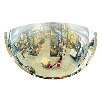 1/4 Hemisferische industriespiegel | Polymir
