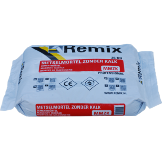 Remix Metselmortel zonder kalk - Zak 25KG