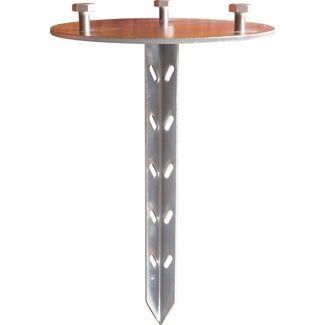 Grondanker voor flexibele kunststof afzetpaal