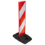 Geleidebaken Flexibel met baakvoet reflecterend