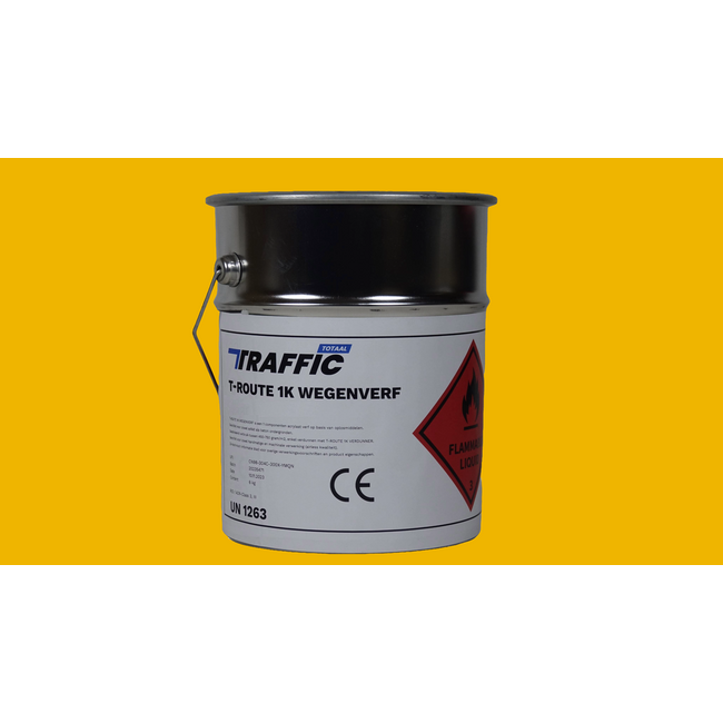 Wegenverf Traffictotaal Blik 6 KG Geel RAL1023