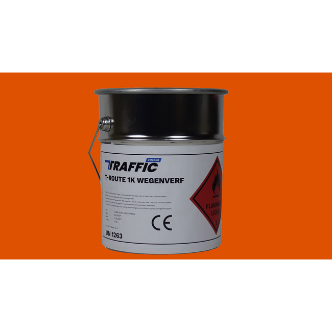 Wegenverf Traffictotaal Blik 6 KG Oranje RAL2009