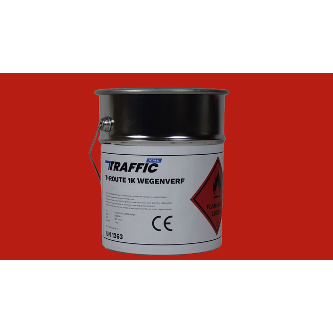 Traffictotaal Wegenverf Traffictotaal Blik 6 KG Rood RAL3020