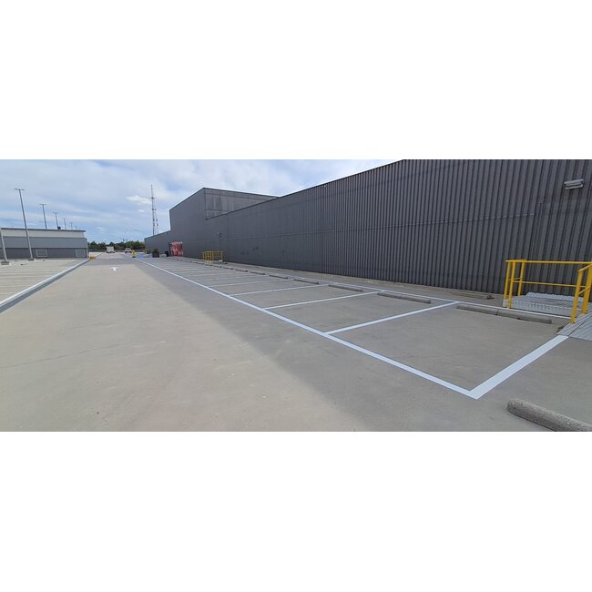 Markering parkeerplaats belijning