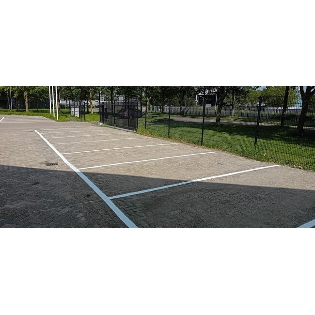 Markering parkeerplaats belijning