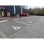 Markering parkeerplaats belijning (symbool rolstoel)