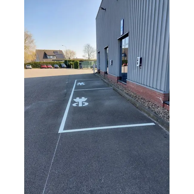 Traffictotaal Markering Oplaadpunt Elektrische Auto stekker (Symbool optie 1)